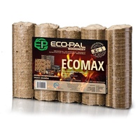 ECO-PAL ECOMAX Kamin Brennstoff, Holzbriketts für Kamin, Briketts mit höchster Qualität, lange Brenndauer, umweltfreundlich, Zertifiziert, in verschiedenen Gewichtsoptionen (6 kg)