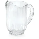Was Wasserkanne Krug, Wasserkrug, Glaskrug mit Eislippe aus Polycarbonat, 1,8 ltr
