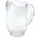 Was Wasserkanne Krug, Wasserkrug, Glaskrug mit Eislippe aus Polycarbonat, 1,8 ltr