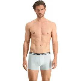 Head Basic Boxershorts grau M 2er Pack