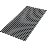 Vingo - Akustikpaneel Wandpaneel Moderne Wandpaneele aus Holzfunier und Filz mdf Wandverkleidung 1x 120x60x2.1cm Grau