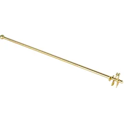 Lux Swizzlestick, goldfarben, Überbartools - 40cm