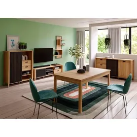 Forte Highboard Jytana Braun Eiche