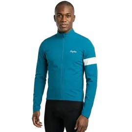 Rapha Core Rain Jacke Herren Teal Blue/White M