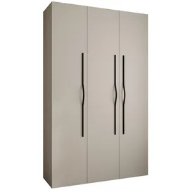 abiks möbel Drehtürenschrank COMO 150 x 245,5 x 50 cm Schwarz