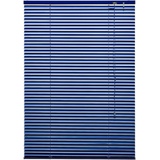 GARDINIA Jalousie Alu-Jalousie Jalousette Jalousien Alujalousie Rollo Plissee Aluminium, freihängend, Sichtschutz, Lichtschutz, Blendschutz, Wand- und Deckenmontage blau 40 cm x 175 cm