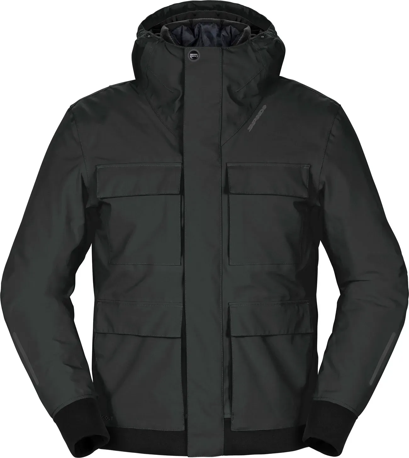 Spidi Riding Parka, Textiljacke H2Out - Dunkelgrau - M