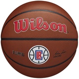 Wilson Basketball TEAM ALLIANCE, LOS ANGELES CLIPPERS, Indoor/Outdoor, Mischleder, Größe: 7