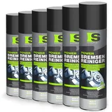 Spraytive 6 x 500ml Power Bremsenreiniger Spray - Hochwirksamer Industriereiniger und Kaltreiniger: Entfernt Schmutz, Öl, Fett, Rost und Bremsflüssigkeit – Made in Germany