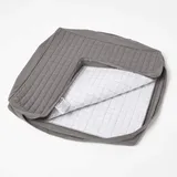 Homescapes Sitzkissen 50 x 50 x 10 cm grau 1 St.