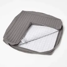 Homescapes Sitzkissen 50 x 50 x 10 cm grau 1 St.