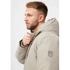 DERBE Wintermantel "Valholm", Herren, Gr. S, cobblestone, lava smoke, Obermaterial: 65% Baumwolle, 35% Polyester; Füllung: 100% Polyester; Futter: 100% Polyester, Mäntel Wintermantel, Wasserabweisend, mit versiegelten Nähten