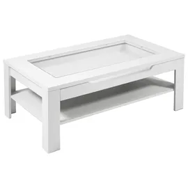 byLIVING Ralph Weiß Glas 110 x 43 x 67 cm