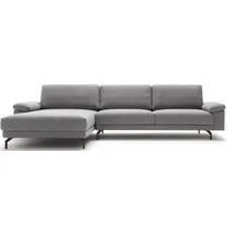 creation by rolf benz Ecksofa "CR.450 elegantes Designsofa mit hohem Sitzkomfort", grau (lichtgrau, schwarzgrau), B:274cm H:95cm T:178cm, CREATION BY ROLF BENZ, Sofas, Ecksofa