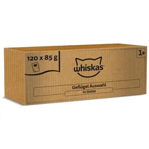 Whiskas Adult Geflügel Auswahl in Gelee 120 x 85 g