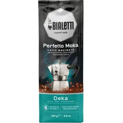 Bialetti Perfetto Moka Deka entkoffeiniert gemahlen 250 g