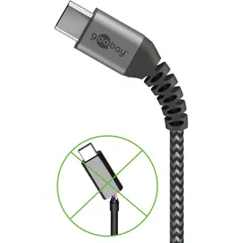 goobay USB-C 0,5 m Grau