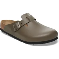 Birkenstock - Boston Natural Leather - Sandalen Gr 39 - Regular braun