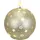 I.GE.A. Kugel-Kerze B 10 cm 12 cm gold