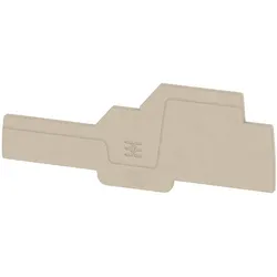 Weidmüller AEP IO23, Endplatte, 50 Stück(e), Wemid, Beige, V0, 2,1 mm