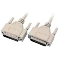 MicroConnect DB25-DB25 10m M/M. Beige