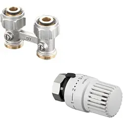 Oventrop Multiflex F Anschluss-Set 1715813 für G 3/4 AG, Durchgang