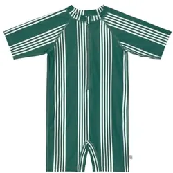 LÄSSIG UV-Schwimmanzug Kurzarm grün weiß, 92