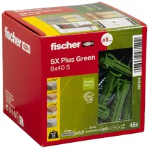 Fischer Spreizdübel SX Plus Green 8 x 40 45 Stück