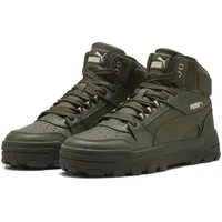 Puma Rebound Abrupt Sneaker Canvas Dark olive weiß 40