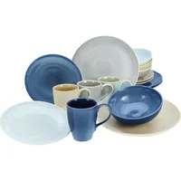 CreaTable Reactive Kombiservice 16-tlg. blau