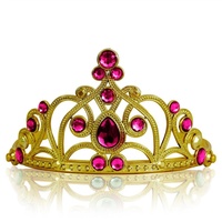 Katara Prinzessin-Kostüm Kinder Diadem Kopfschmuck Karneval Kostümzubehör, Kleid goldfarben|rosa