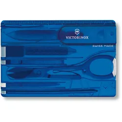 Victorinox Swiss Card Classic Werkzeug-Karte - blau transparent
