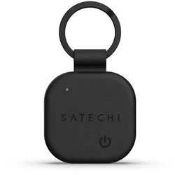 Satechi Vegan-Leather FindAll Keychain Black