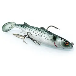 Gummiköder - Gummiköder - Poddy Mullet - 13cm - Silver Mullet hellgrau|WEISS NO SIZE