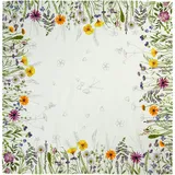Sander Tischdecke rund Sophia Streublumen Frühling 150cm Artikel 48435 Fb. 40 65% Baumwolle bunt Sommerblumen Blüten