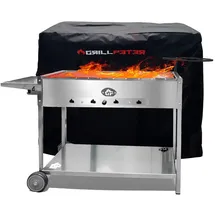 Grillpeter Mangal Batyr Deluxe Edelstahl mit Abdeckhaube