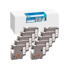 G&G Schriftband für Dymo 45803, D1, 19mm, Länge 7m, schwarz, auf weiß,