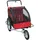 BC-ELEC 2 in 1 Kinderanhänger rot/schwarz
