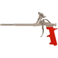 KWB PU-Bauschaumpistole aus Metall, Profi-Dosierpistole mit ergonomischem Kunststoffgriff, für