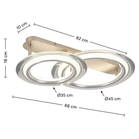 Novel Lakewood 1 LED silber