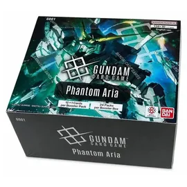 Bandai Namco Entertainment Gundam Card Game The Phantom Aria Booster Box 24 Pcs GD04beschädigt