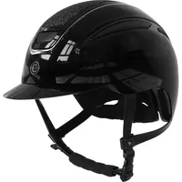 Covalliero Reithelm Elite L lackschwarz