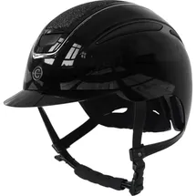 Covalliero Reithelm Elite L lackschwarz