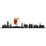 wall-art Wandtattoo »FC Augsburg Skyline mit Logo«, (1 St.), selbstklebend, entfernbar, bunt