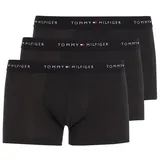 Tommy Hilfiger Trunks mit Logo-Stitching im 3er-Pack, Black, XXL