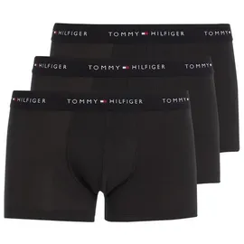 Tommy Hilfiger Trunks mit Logo-Stitching im 3er-Pack, Black, XXL