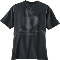 Uncle Sam T-Shirt schwarz Gr. S S