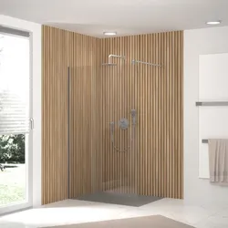 HSK RenoDeco Designplatte 100 x 255 cm, Wandverkleidungen, lärche, natur hell struktur