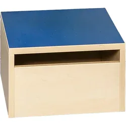 Tritthocker mit Linoleumbelag