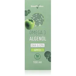 SinoPlaSan Omega-3 Algenöl Öl mit essenziellen Fettsäuren Geschmack Apple 100 ml